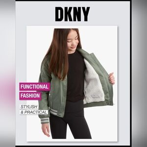 Girls DKNY Bomber Jacket
